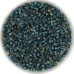 Miyuki Delica 11/0 DB1006 - Metallic Iris Blue Green Gold
