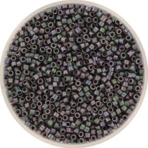 Miyuki Delica 11/0 DB1053 - Metallic Matte Iris Plum Emerald Gold