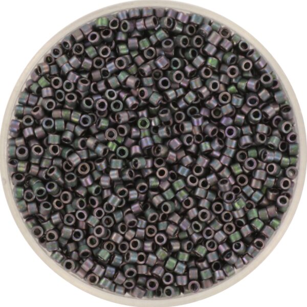 Miyuki Delica 11/0 DB1053 - Metallic Matte Iris Plum Emerald Gold