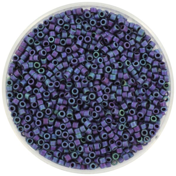 Miyuki Delica 11/0 DB1054 - Metallic Matte Iris Plum Gold