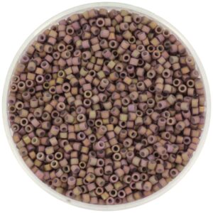Miyuki Delica 11/0 DB1061 - Metallic Matte AB Dusky Clay