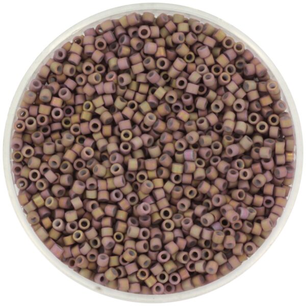 Miyuki Delica 11/0 DB1061 - Metallic Matte AB Dusky Clay