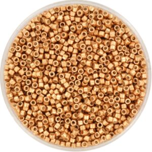 Miyuki Delica 11/0 DB1152 - Galvanized Semi Frosted Champagne