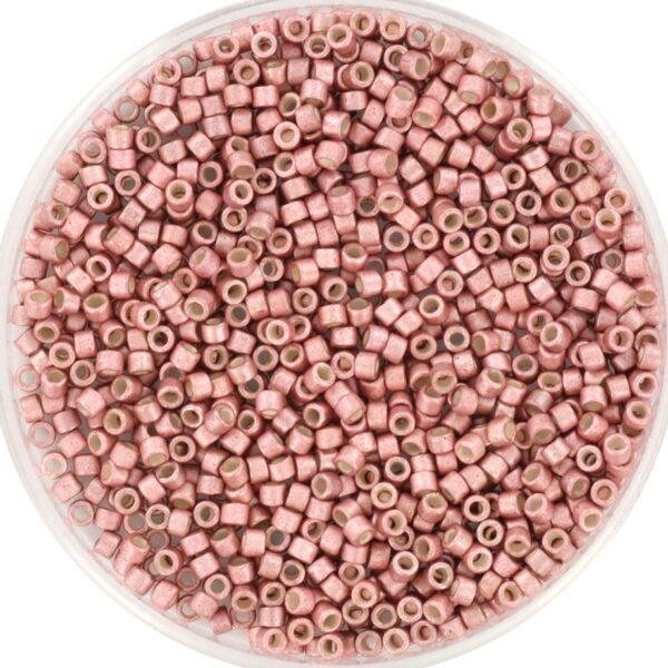 Miyuki Delica 11/0 DB1156 - Galvanized Semi Frosted Pink Blush