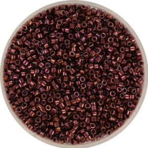 Miyuki Delica 11/0 DB0012 - Metallic Dark Raspberry