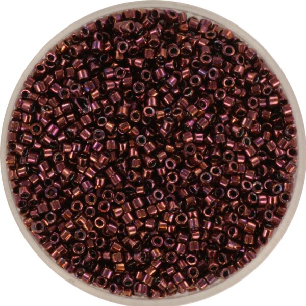 Miyuki Delica 11/0 DB0012 - Metallic Dark Raspberry