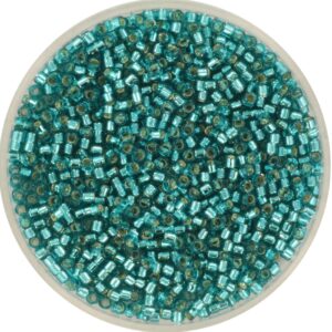 Miyuki Delica 11/0 DB1208 - Silverlined Caribbean Teal