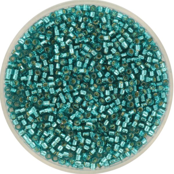 Miyuki Delica 11/0 DB1208 - Silverlined Caribbean Teal
