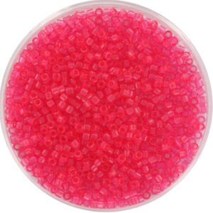 Miyuki Delica 11/0 DB1308 - Transparent Dyed Bubble Gum Pink