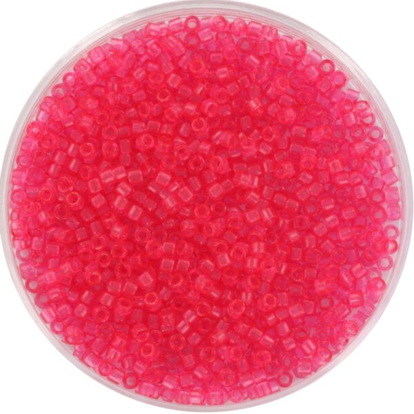 Miyuki Delica 11/0 DB1308 - Transparent Dyed Bubble Gum Pink