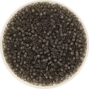 Miyuki Delica 11/0 DB1319 - Transparent Dyed Charcoal