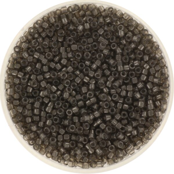 Miyuki Delica 11/0 DB1319 - Transparent Dyed Charcoal