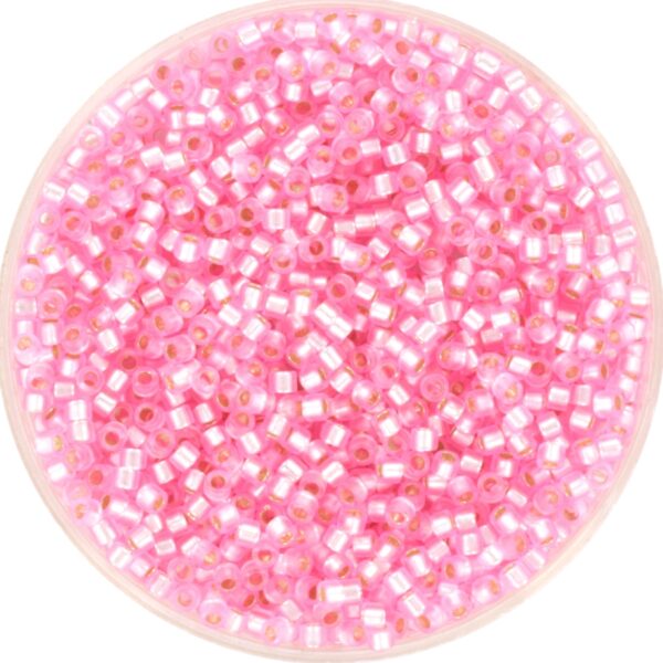 Miyuki Delica 11/0 DB1335 - Silverlined Dyed Pink