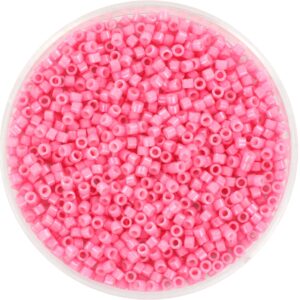Miyuki Delica 11/0 DB1371 - Opaque Dyed Carnation Pink