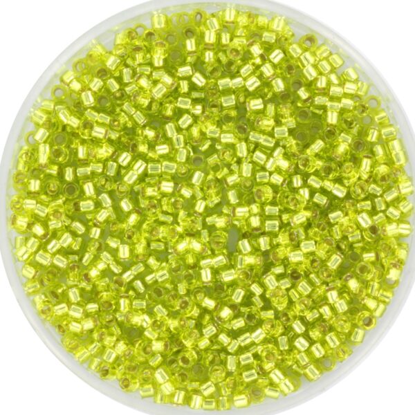 Miyuki Delica 11/0 DB0147 - Silverlined Chartreuse