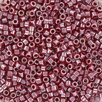 Miyuki Delica 11/0 DB1564 - Opaque Luster Cadillac Red - imagine 2