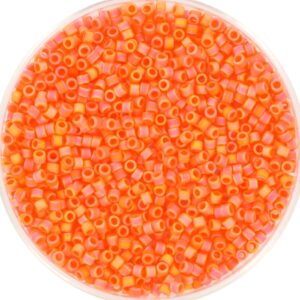 Miyuki Delica 11/0 DB1593 - Opaque Matte AB Mandarin