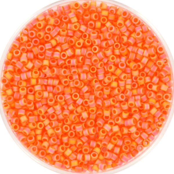 Miyuki Delica 11/0 DB1593 - Opaque Matte AB Mandarin
