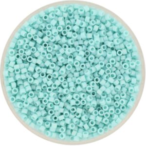 Miyuki Delica 11/0 DB1595 - Opaque Matte AB Sea Opal