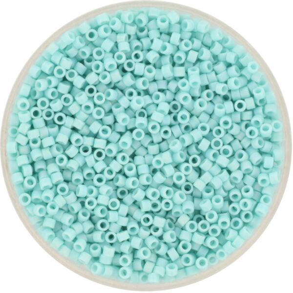 Miyuki Delica 11/0 DB1595 - Opaque Matte AB Sea Opal