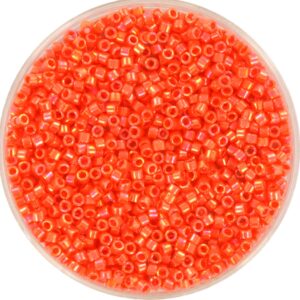 Miyuki Delica 11/0 DB0161 - Opaque AB Orange