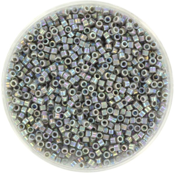 Miyuki Delica 11/0 DB0168 - Opaque AB Gray