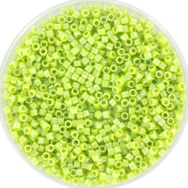 Miyuki Delica 11/0 DB0169 - Opaque AB Chartreuse