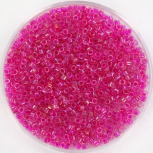 Miyuki Delica 11/0 DB1743 - Hot Pink Lined AB Crystal