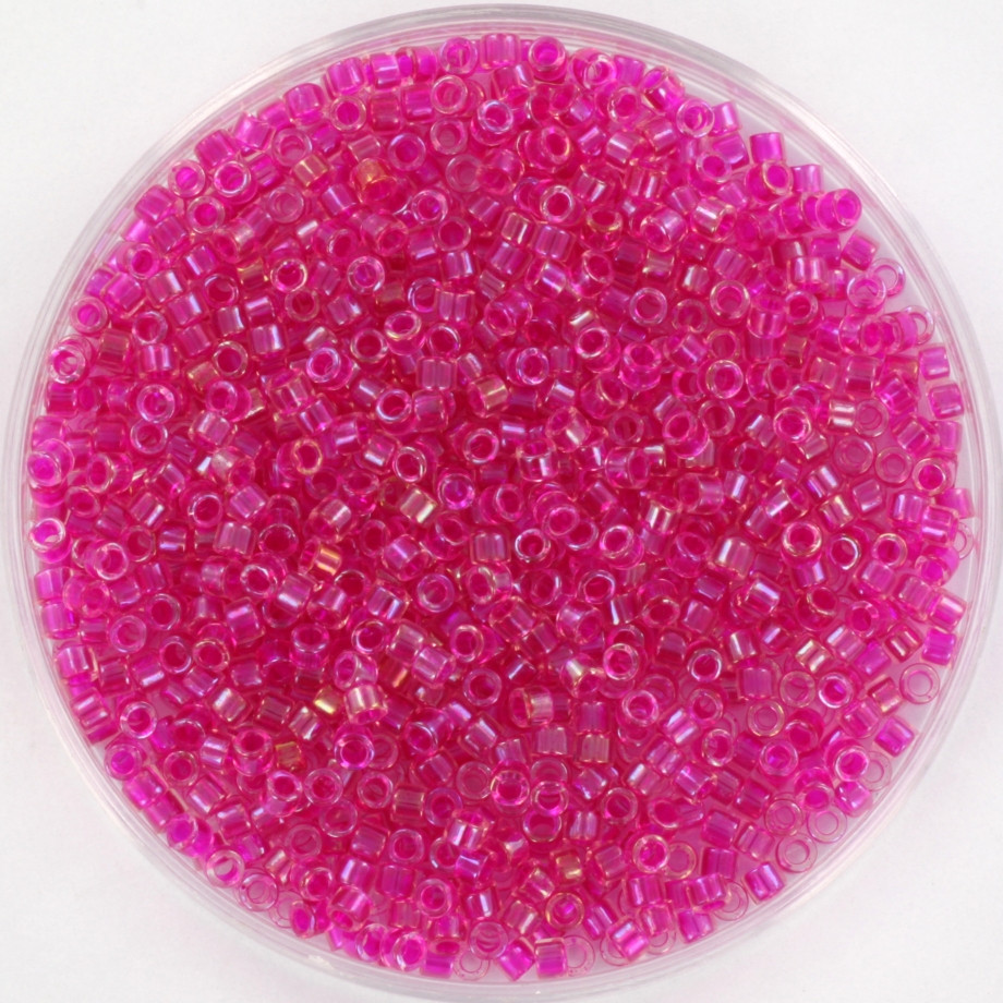 Miyuki Delica 11/0 DB1743 - Hot Pink Lined AB Crystal