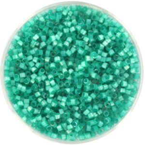 Miyuki Delica 11/0 DB1813 - Silk Satin Dyed Aqua Green