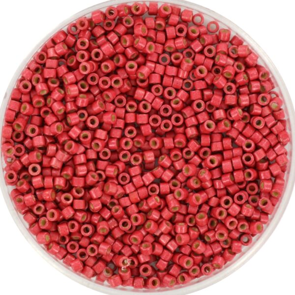 Miyuki Delica 11/0 DB1841F - Duracoat Galvanized Matte Light Cranberry