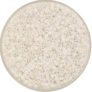 Miyuki Delica 11/0 DB0202 - Opaque AB White Pearl