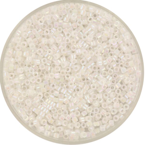 Miyuki Delica 11/0 DB0202 - Opaque AB White Pearl