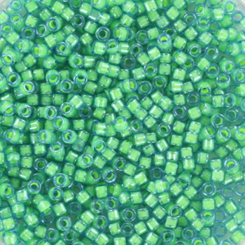 Miyuki Delica 11/0 DB2053 - Luminous Mermaid Green - imagine 2