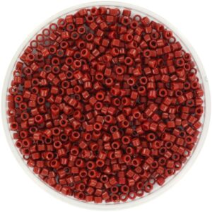 Miyuki Delica 11/0 DB2120 - Duracoat Opaque Dyed Maroon