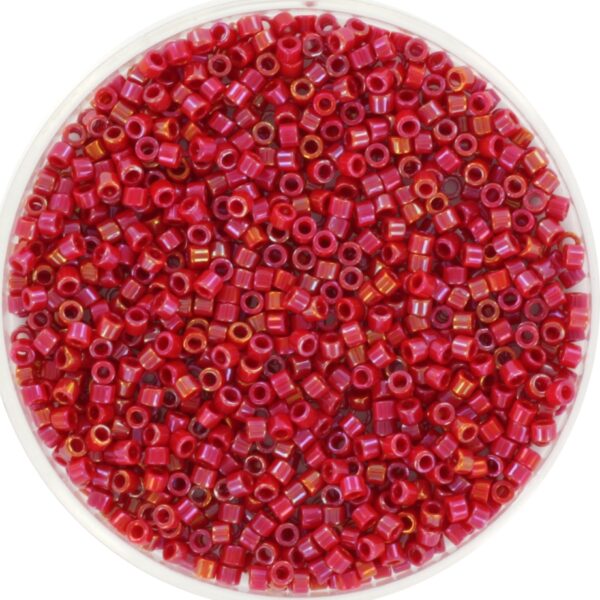 Miyuki Delica 11/0 DB0214 - Opaque Luster Red