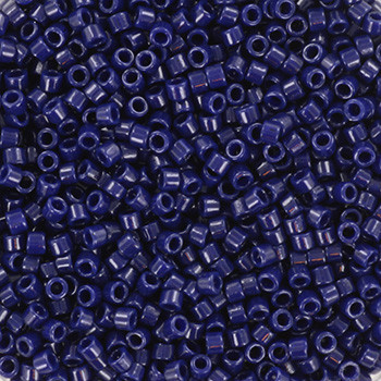 Miyuki Delica 11/0 DB2144 - Duracoat Opaque Dyed Cobalt - imagine 2