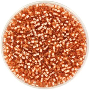 Miyuki Delica 11/0 DB2151 - Duracoat Silverlined Dyed Rose Copper