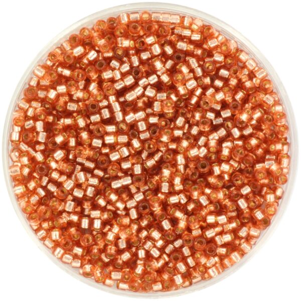 Miyuki Delica 11/0 DB2151 - Duracoat Silverlined Dyed Rose Copper