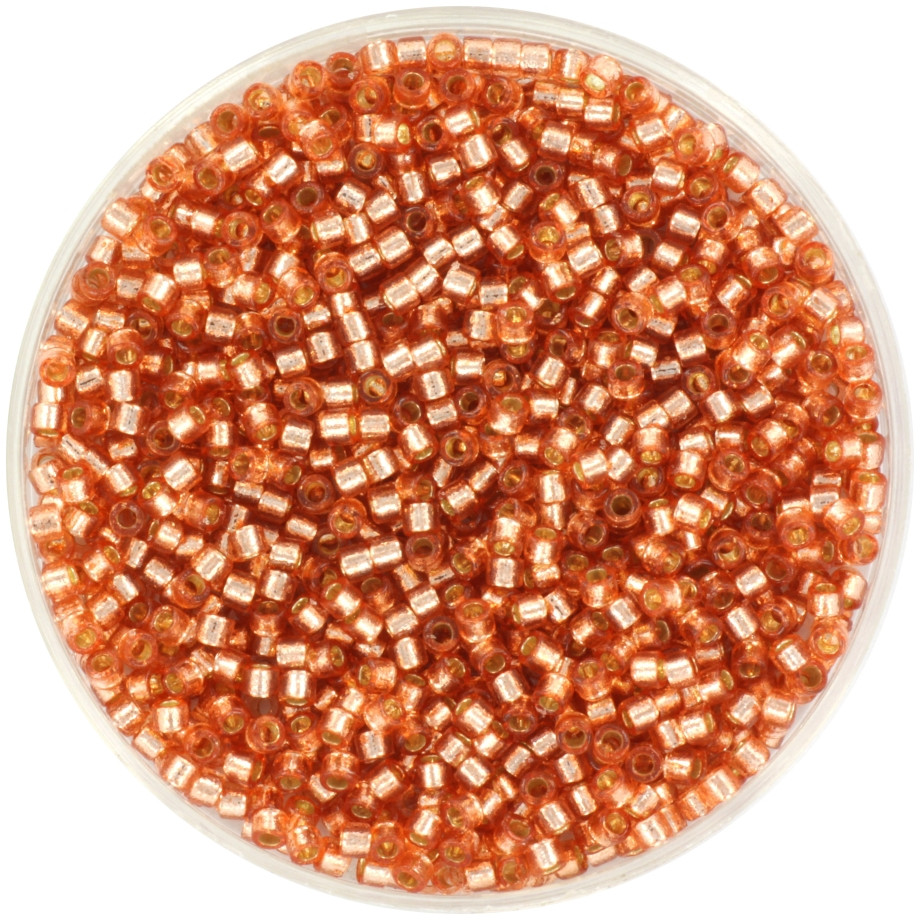 Miyuki Delica 11/0 DB2151 - Duracoat Silverlined Dyed Rose Copper