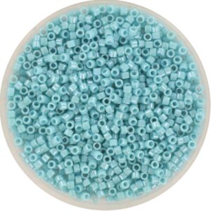 Miyuki Delica 11/0 DB0217 - Opaque Luster Turquoise Green