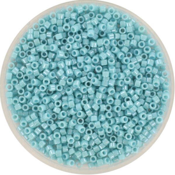 Miyuki Delica 11/0 DB0217 - Opaque Luster Turquoise Green
