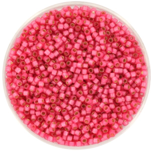 Miyuki Delica 11/0 DB2175 - Duracoat SF Silverlined Dyed Hibiscus
