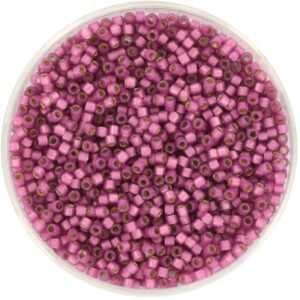 Miyuki Delica 11/0 DB2181 - Duracoat SF Silverlined Dyed Hydrangea