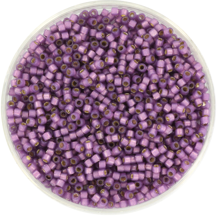 Miyuki Delica 11/0 DB2182 - Duracoat SF Silverlined Dyed Lilac