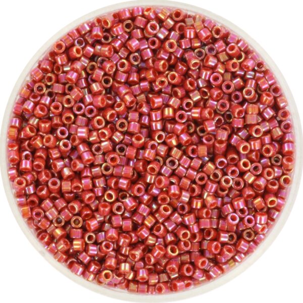 Miyuki Delica 11/0 DB2275 - Opaque Glazed Dark Red