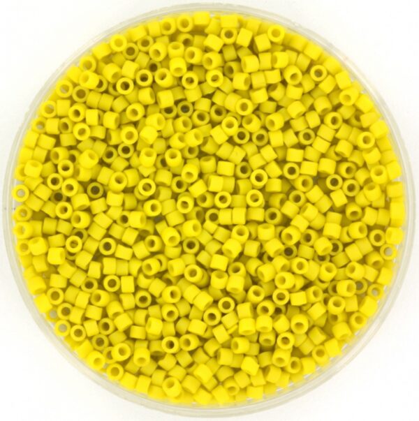 Miyuki Delica 11/0 DB2283 - Opaque Glazed Frosted Yellow