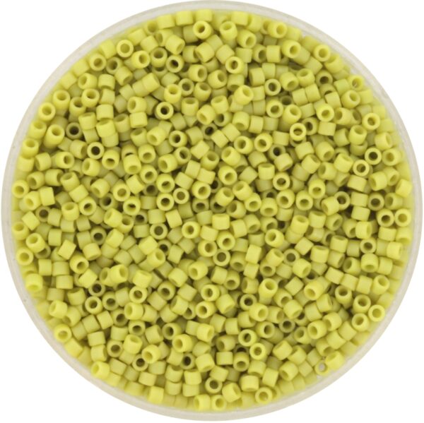 Miyuki Delica 11/0 DB2290 - Opaque Glazed Frosted Honeydew