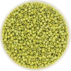 Miyuki Delica 11/0 DB2309 - Opaque Glazed Frosted Rainbow Olive