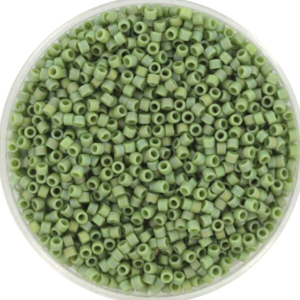 Miyuki Delica 11/0 DB2310 - Opaque Matte AB Glazed Pistachio